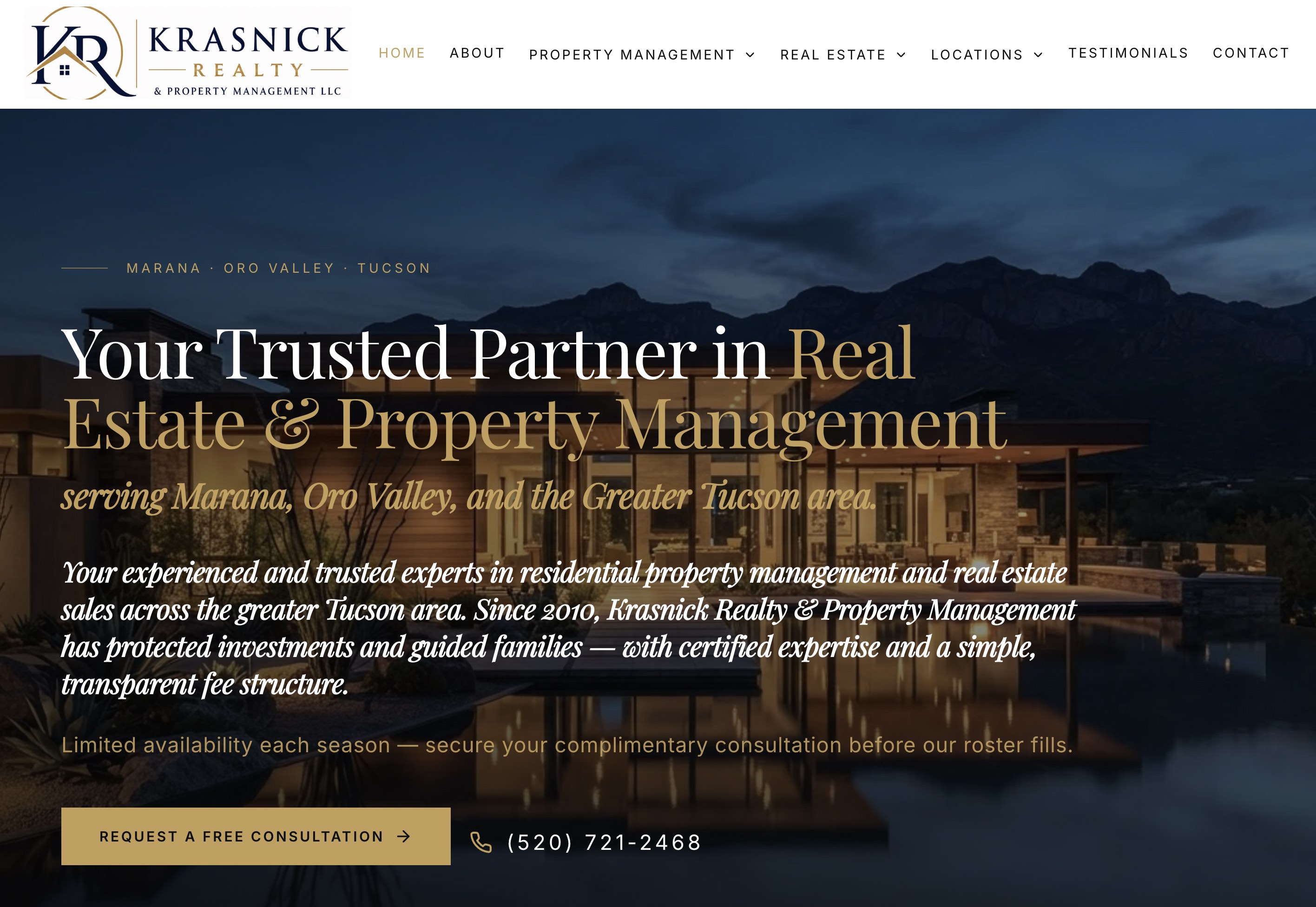 Krasnick Real Estate & Property Management in Tucson and Marana, AZ